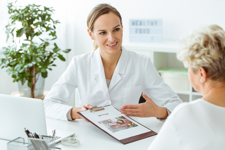 Nutritionist studying her degree