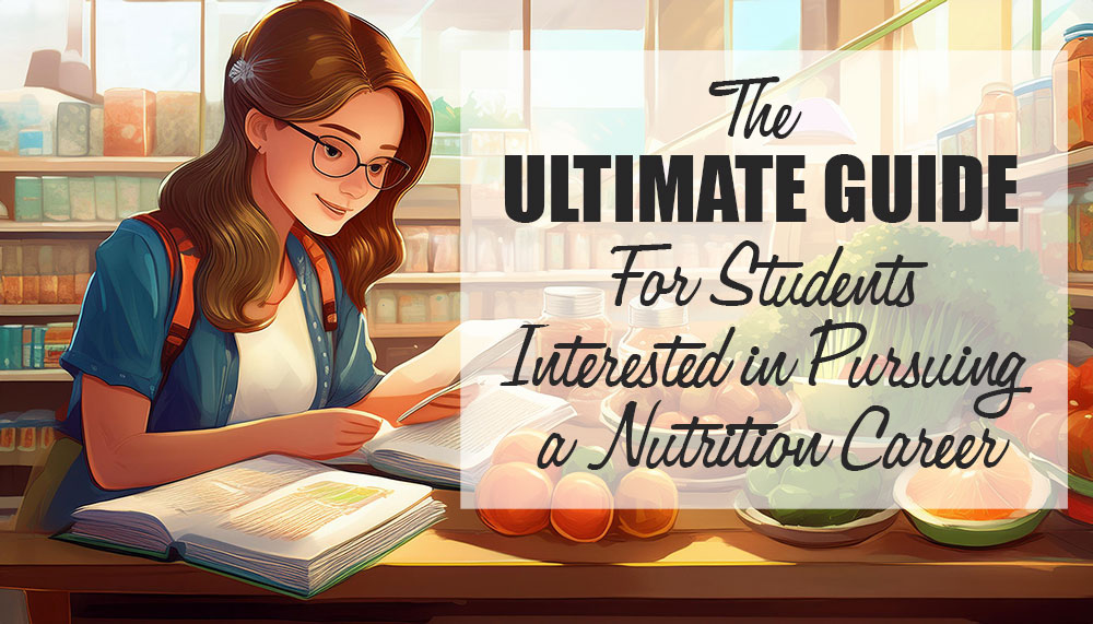 High School student studying to become a nutritionist